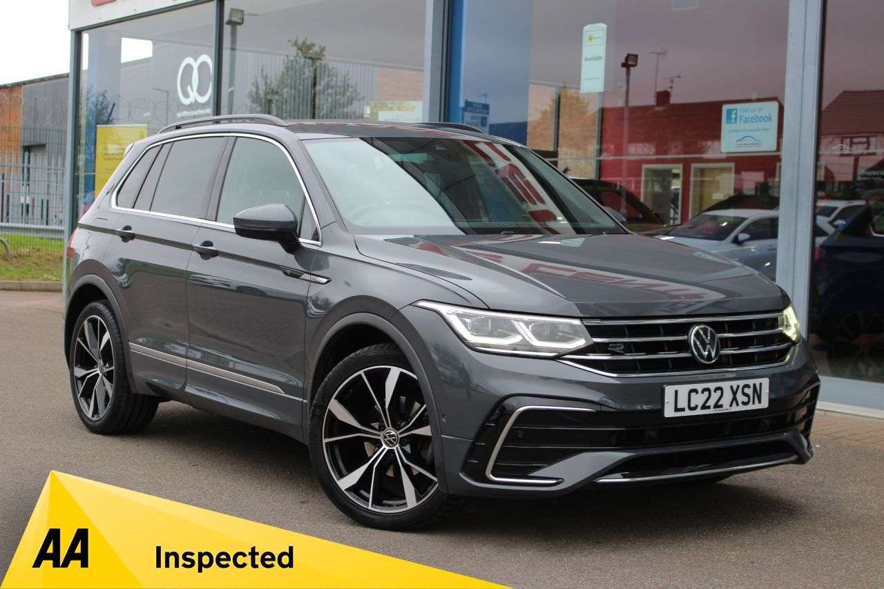 A 2022 VOLKSWAGEN TIGUAN 1.5 TSI R-Line SUV 5dr Petrol DSG Euro 6 (s/s) (150 ps) 20" ALLOYS, DIGITAL A 2022 VOLKSWAGEN TIGUAN 1.5 TSI R-Line SUV 5dr Petrol DSG Euro 6 (s/s) (150 ps) 20" ALLOYS, DIGITAL