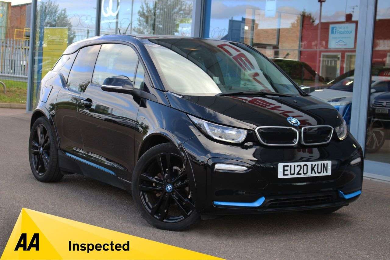 A 2020 BMW I3 42.2kWh S Hatchback 5dr Electric Auto (184 ps) 20" ALLOYS, CRUISE & BLUETOO A 2020 BMW I3 42.2kWh S Hatchback 5dr Electric Auto (184 ps) 20" ALLOYS, CRUISE & BLUETOO