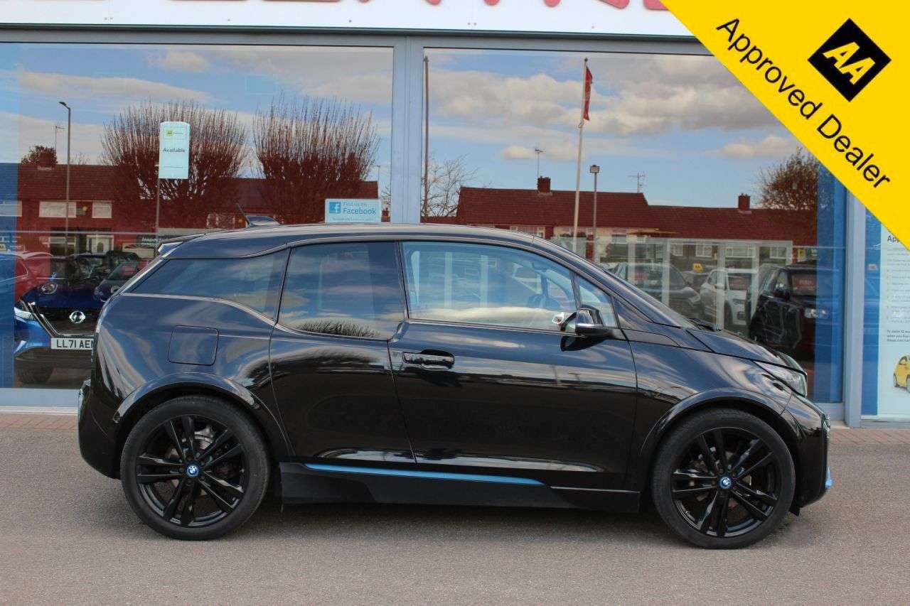 A 2020 BMW I3 42.2kWh S Hatchback 5dr Electric Auto (184 ps) 20" ALLOYS, CRUISE & BLUETOO A 2020 BMW I3 42.2kWh S Hatchback 5dr Electric Auto (184 ps) 20" ALLOYS, CRUISE & BLUETOO