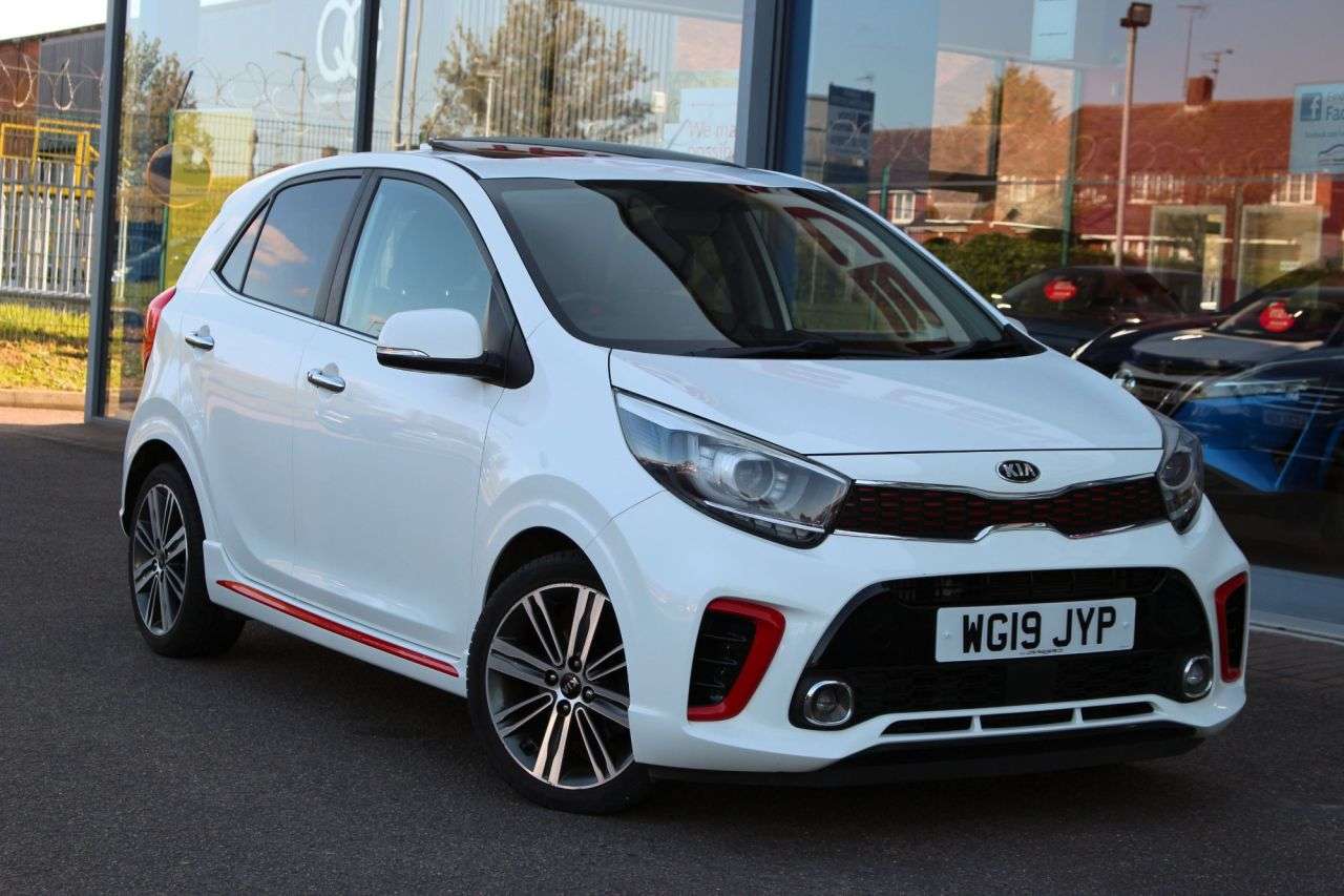 A 2019 KIA PICANTO 1.0 T-GDi GT-Line S Hatchback 5dr Petrol Manual Euro 6 (99 bhp) R/CAM, DAB, A 2019 KIA PICANTO 1.0 T-GDi GT-Line S Hatchback 5dr Petrol Manual Euro 6 (99 bhp) R/CAM, DAB,