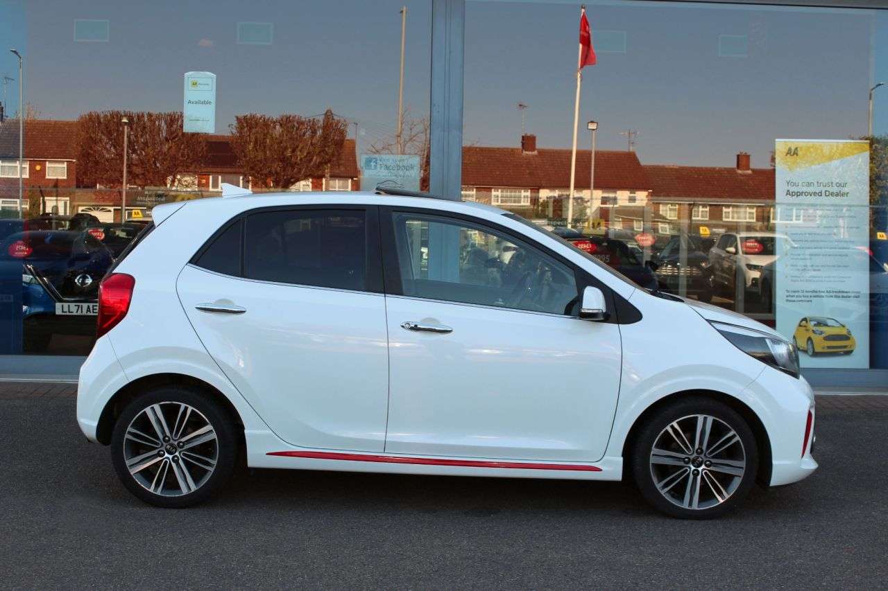 A 2019 KIA PICANTO 1.0 T-GDi GT-Line S Hatchback 5dr Petrol Manual Euro 6 (99 bhp) R/CAM, DAB, A 2019 KIA PICANTO 1.0 T-GDi GT-Line S Hatchback 5dr Petrol Manual Euro 6 (99 bhp) R/CAM, DAB,