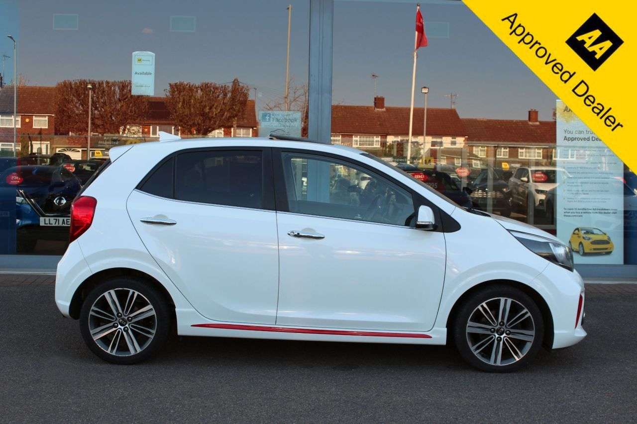 A 2019 KIA PICANTO 1.0 T-GDi GT-Line S Hatchback 5dr Petrol Manual Euro 6 (99 bhp) R/CAM, DAB, A 2019 KIA PICANTO 1.0 T-GDi GT-Line S Hatchback 5dr Petrol Manual Euro 6 (99 bhp) R/CAM, DAB,
