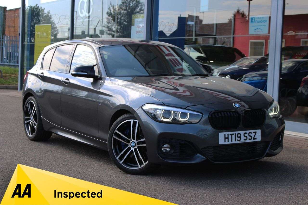 A 2019 BMW 1 SERIES 1.5 118i GPF M Sport Shadow Edition Hatchback 5dr Petrol Auto Euro 6 (s/s) A 2019 BMW 1 SERIES 1.5 118i GPF M Sport Shadow Edition Hatchback 5dr Petrol Auto Euro 6 (s/s)