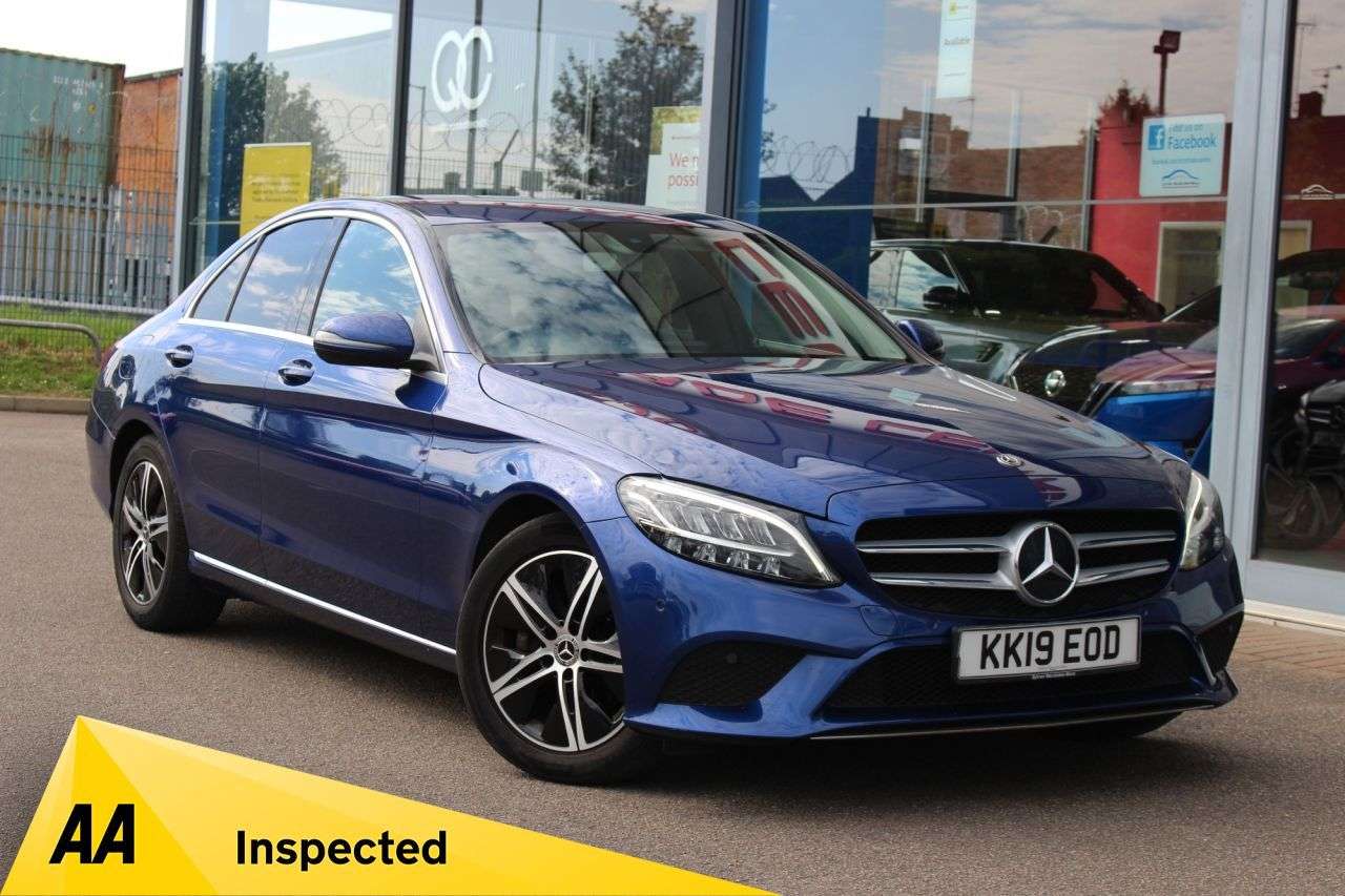 A 2019 MERCEDES-BENZ C-CLASS 2.0 C220d Sport Saloon 4dr Diesel G-Tronic+ Euro 6 (s/s) (194 ps) P/SENSORS A 2019 MERCEDES-BENZ C-CLASS 2.0 C220d Sport Saloon 4dr Diesel G-Tronic+ Euro 6 (s/s) (194 ps) P/SENSORS
