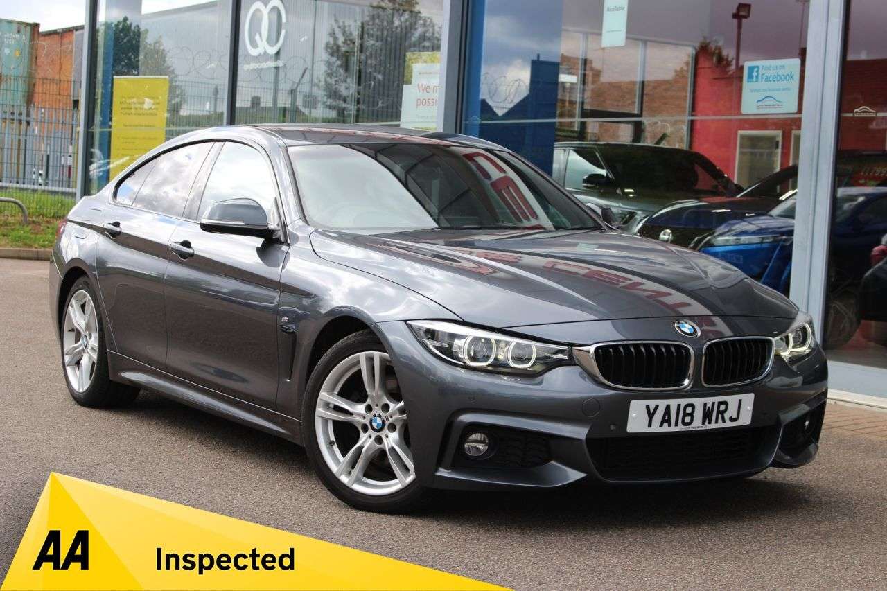 A 2018 BMW 4 SERIES GRAN COUPE 2.0 430i M Sport Hatchback 5dr Petrol Auto Euro 6 (s/s) (252 ps) CRUISE, 18 A 2018 BMW 4 SERIES GRAN COUPE 2.0 430i M Sport Hatchback 5dr Petrol Auto Euro 6 (s/s) (252 ps) CRUISE, 18
