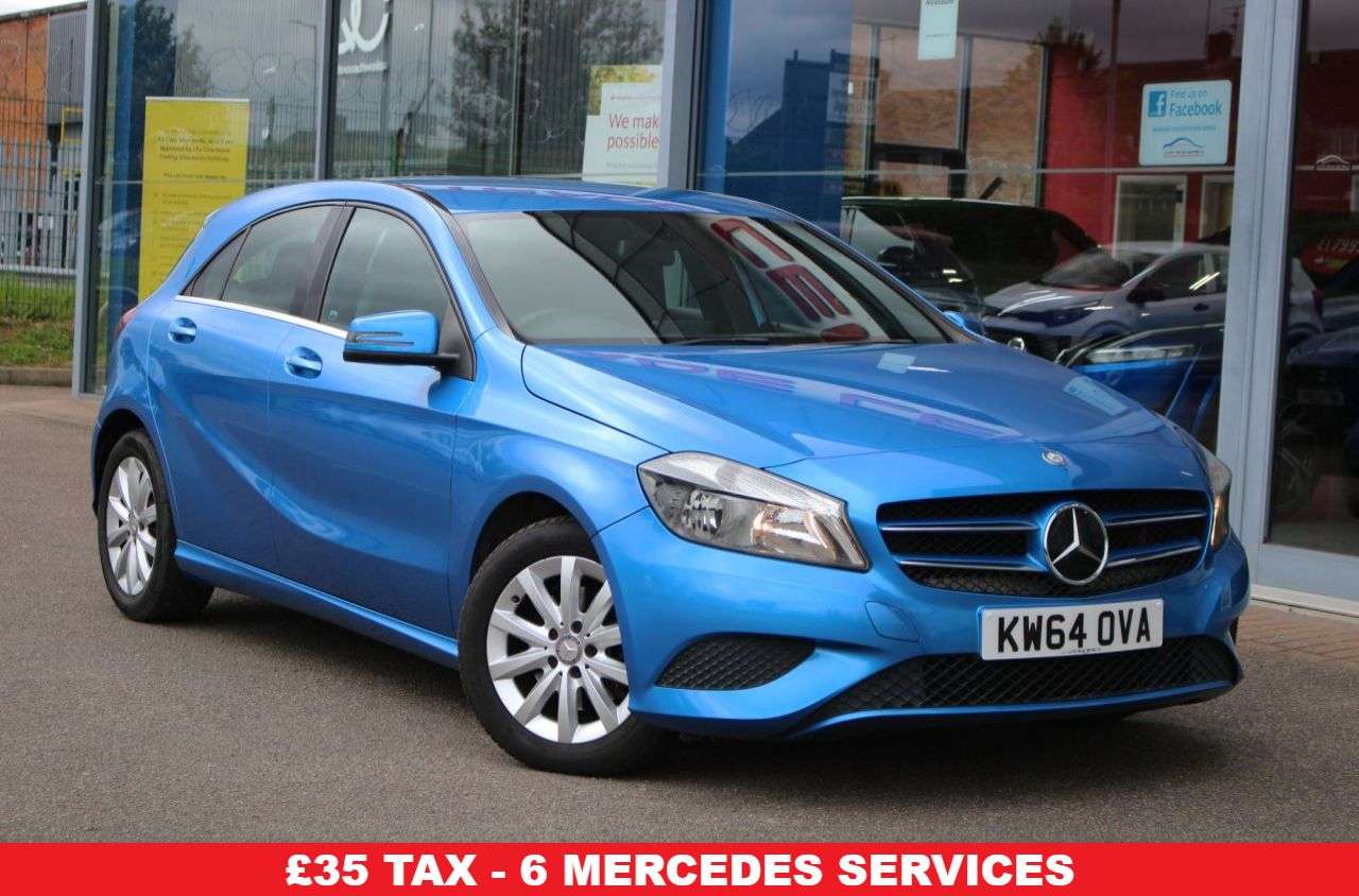 A 2015 MERCEDES-BENZ A-CLASS 1.6 A180 SE Hatchback 5dr Petrol 7G-DCT Euro 6 (s/s) (122 ps) £35 TAX, BLUE A 2015 MERCEDES-BENZ A-CLASS 1.6 A180 SE Hatchback 5dr Petrol 7G-DCT Euro 6 (s/s) (122 ps) £35 TAX, BLUE