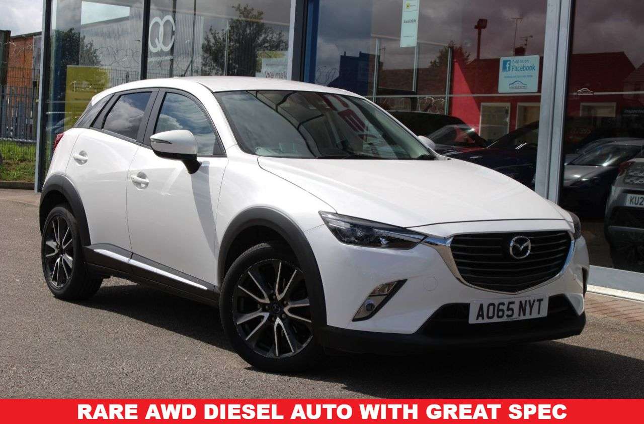 A 2015 MAZDA CX-3 1.5 SKYACTIV-D Sport Nav SUV 5dr Diesel Auto 4WD Euro 6 (s/s) (105 ps) 18" A 2015 MAZDA CX-3 1.5 SKYACTIV-D Sport Nav SUV 5dr Diesel Auto 4WD Euro 6 (s/s) (105 ps) 18"