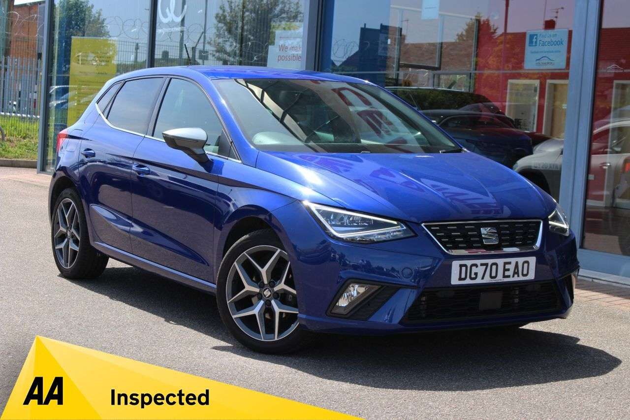 A 2020 SEAT IBIZA 1.0 TSI XCELLENCE Lux Hatchback 5dr Petrol DSG Euro 6 (s/s) (110 ps) P/SENS A 2020 SEAT IBIZA 1.0 TSI XCELLENCE Lux Hatchback 5dr Petrol DSG Euro 6 (s/s) (110 ps) P/SENS
