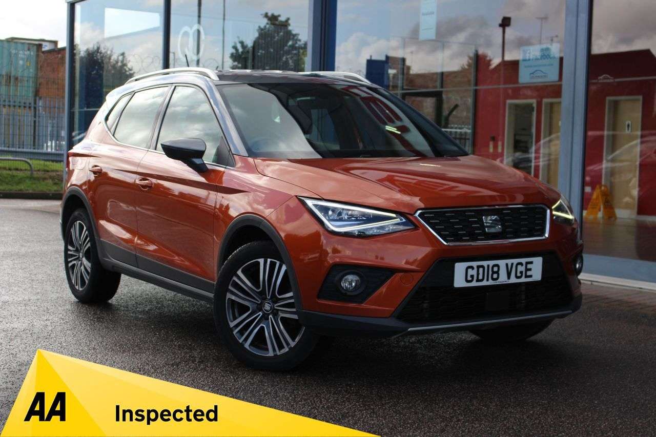 A 2018 SEAT ARONA 1.6 TDI XCELLENCE SUV 5dr Diesel DSG Euro 6 (s/s) (95 ps) 17" ALLOYS-P/SENS A 2018 SEAT ARONA 1.6 TDI XCELLENCE SUV 5dr Diesel DSG Euro 6 (s/s) (95 ps) 17" ALLOYS-P/SENS