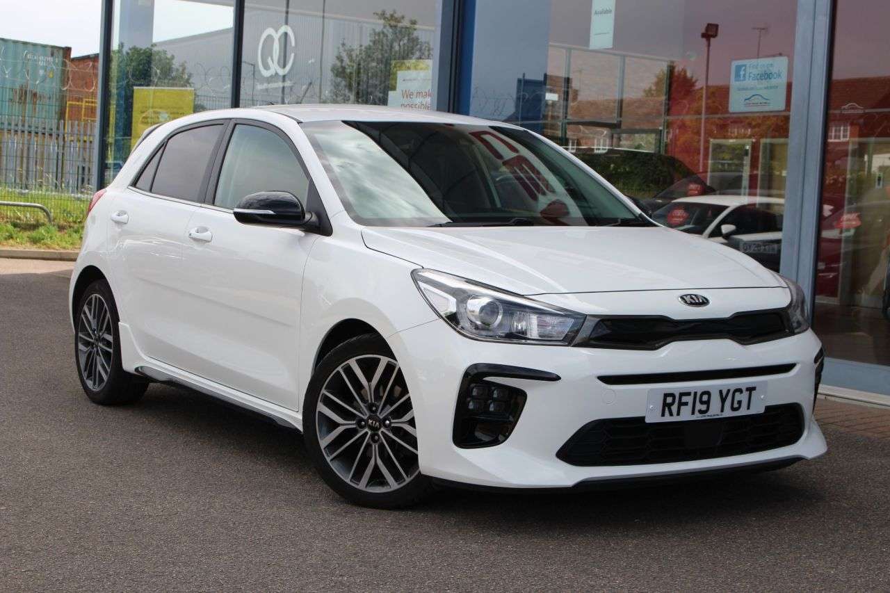 A 2019 KIA RIO 1.0 T-GDi GT-Line S Hatchback 5dr Petrol Manual Euro 6 (s/s) (118 bhp) DAB, A 2019 KIA RIO 1.0 T-GDi GT-Line S Hatchback 5dr Petrol Manual Euro 6 (s/s) (118 bhp) DAB,