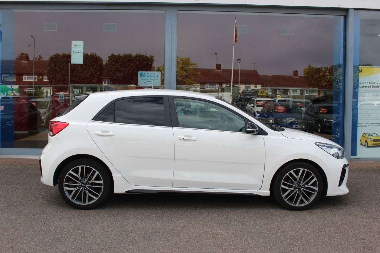 A 2019 KIA RIO 1.0 T-GDi GT-Line S Hatchback 5dr Petrol Manual Euro 6 (s/s) (118 bhp) DAB, A 2019 KIA RIO 1.0 T-GDi GT-Line S Hatchback 5dr Petrol Manual Euro 6 (s/s) (118 bhp) DAB,