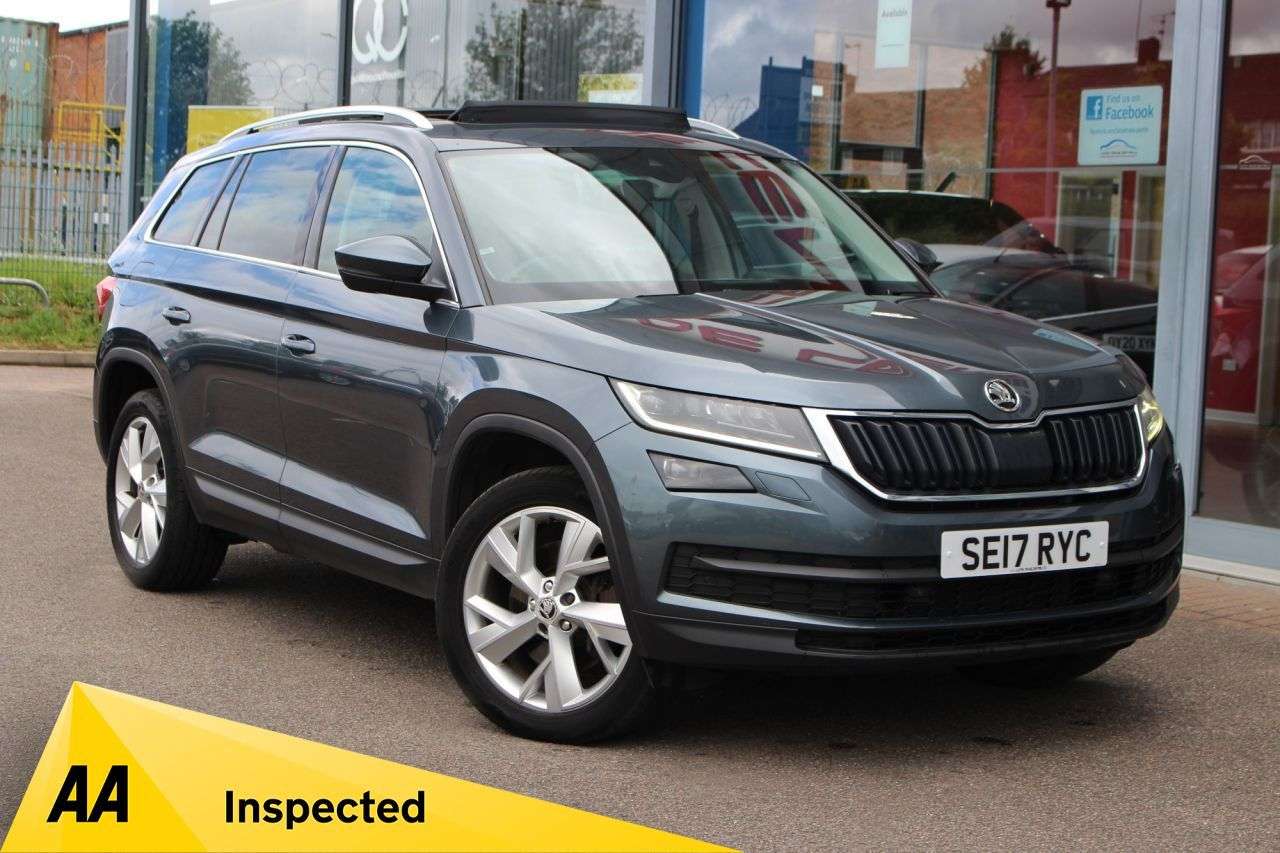 A 2017 SKODA KODIAQ 2.0 TDI Edition SUV 5dr Diesel DSG 4WD Euro 6 (s/s) (7 Seat) (190 ps) HTD/L A 2017 SKODA KODIAQ 2.0 TDI Edition SUV 5dr Diesel DSG 4WD Euro 6 (s/s) (7 Seat) (190 ps) HTD/L