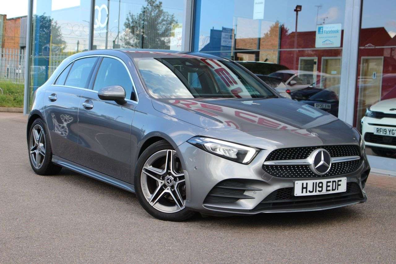 A 2019 MERCEDES-BENZ A-CLASS 1.3 A180 AMG Line (Premium) Hatchback 5dr Petrol Manual Euro 6 (s/s) (136 p A 2019 MERCEDES-BENZ A-CLASS 1.3 A180 AMG Line (Premium) Hatchback 5dr Petrol Manual Euro 6 (s/s) (136 p