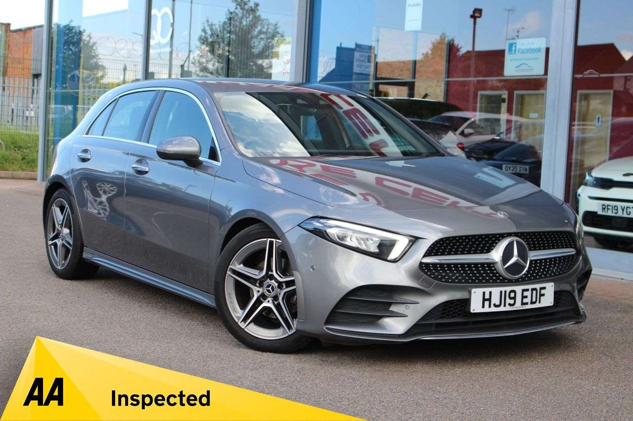 A 2019 MERCEDES-BENZ A-CLASS 1.3 A180 AMG Line (Premium) Hatchback 5dr Petrol Manual Euro 6 (s/s) (136 p A 2019 MERCEDES-BENZ A-CLASS 1.3 A180 AMG Line (Premium) Hatchback 5dr Petrol Manual Euro 6 (s/s) (136 p