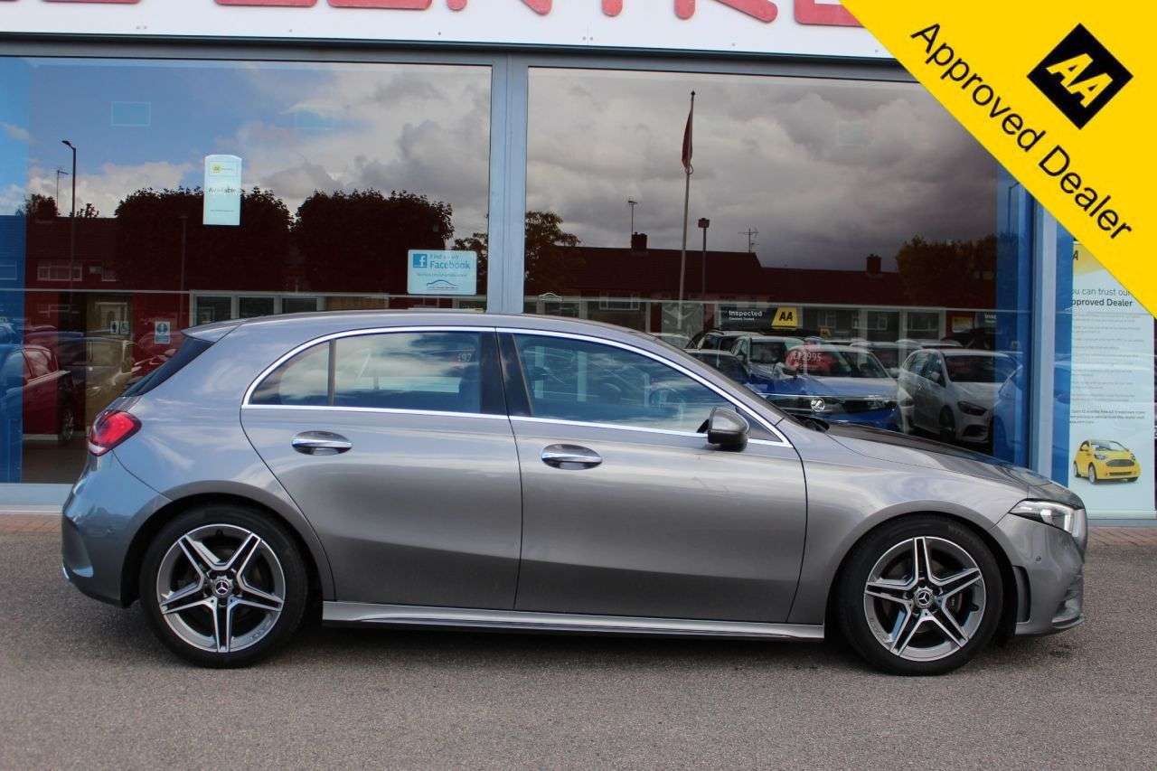 A 2019 MERCEDES-BENZ A-CLASS 1.3 A180 AMG Line (Premium) Hatchback 5dr Petrol Manual Euro 6 (s/s) (136 p A 2019 MERCEDES-BENZ A-CLASS 1.3 A180 AMG Line (Premium) Hatchback 5dr Petrol Manual Euro 6 (s/s) (136 p