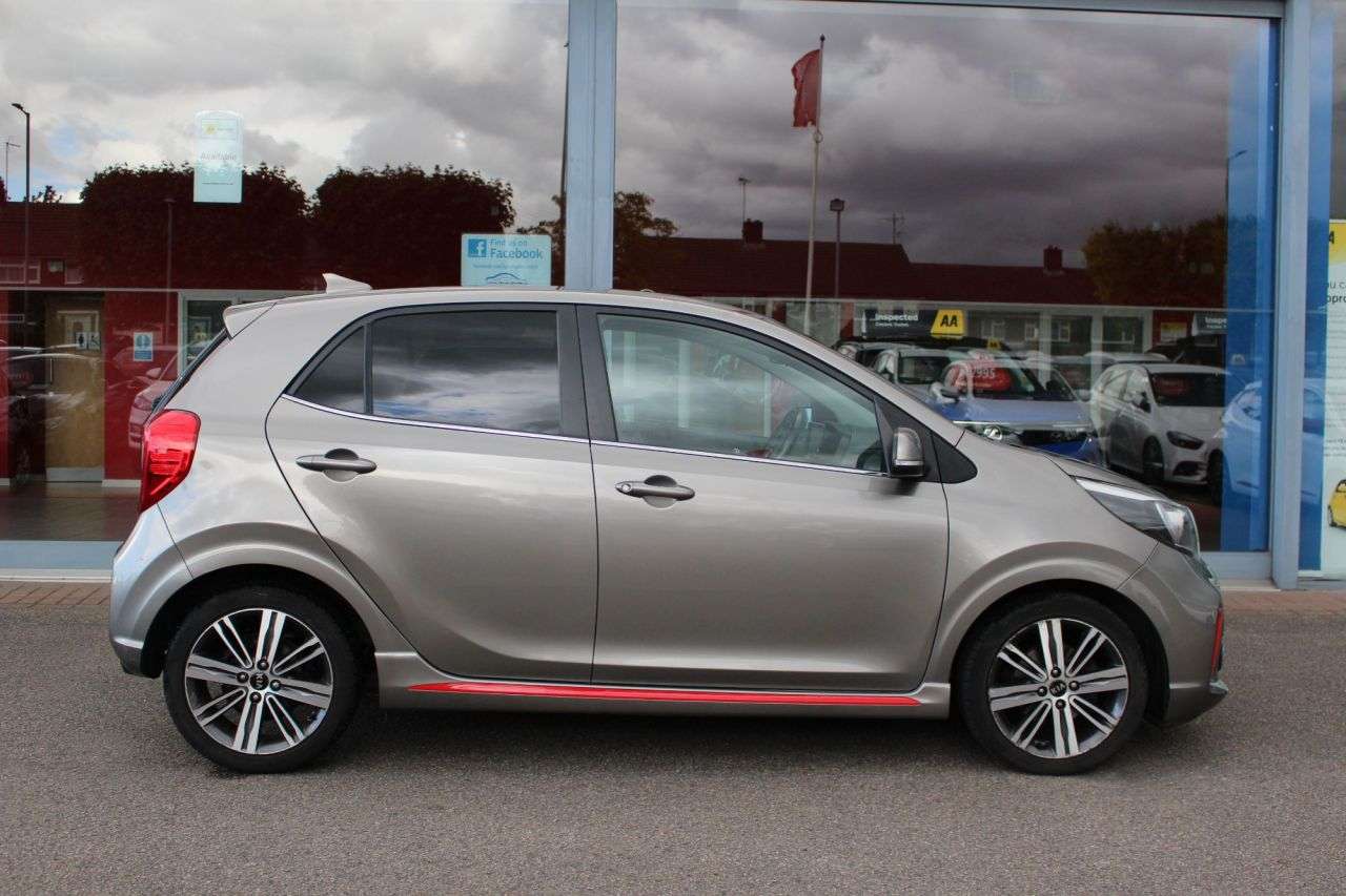 A 2019 KIA PICANTO 1.25 GT-Line Hatchback 5dr Petrol Manual Euro 6 (83 bhp) P/SENSORS, 16" ALL A 2019 KIA PICANTO 1.25 GT-Line Hatchback 5dr Petrol Manual Euro 6 (83 bhp) P/SENSORS, 16" ALL