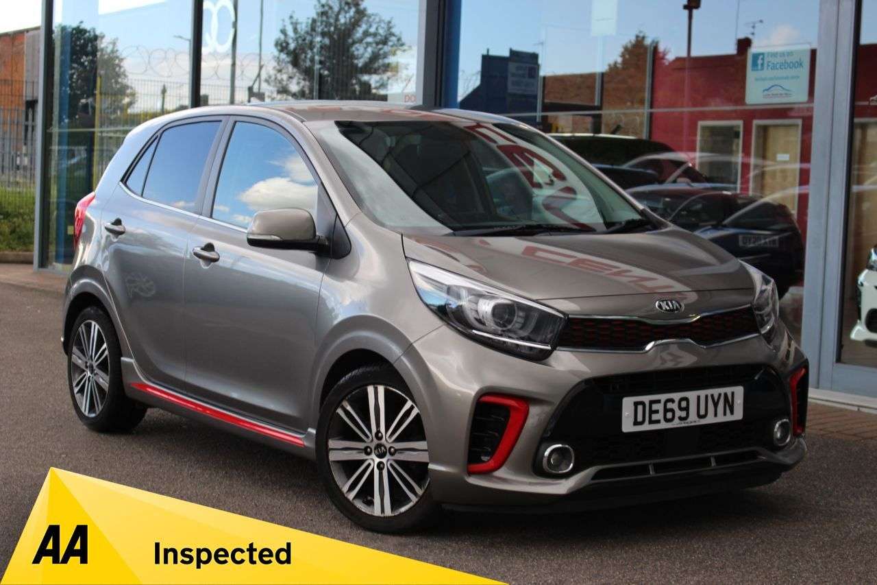 A 2019 KIA PICANTO 1.25 GT-Line Hatchback 5dr Petrol Manual Euro 6 (83 bhp) P/SENSORS, 16" ALL A 2019 KIA PICANTO 1.25 GT-Line Hatchback 5dr Petrol Manual Euro 6 (83 bhp) P/SENSORS, 16" ALL