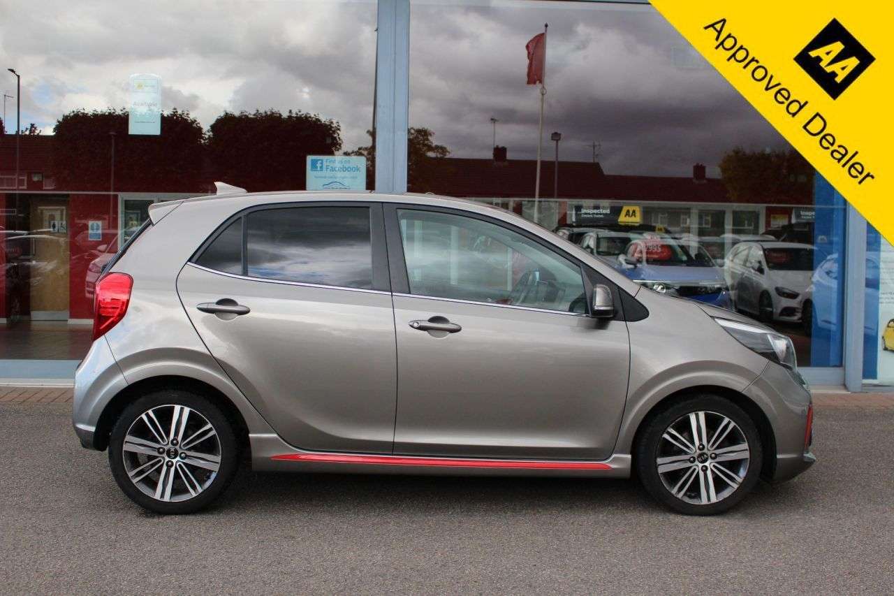 A 2019 KIA PICANTO 1.25 GT-Line Hatchback 5dr Petrol Manual Euro 6 (83 bhp) P/SENSORS, 16" ALL A 2019 KIA PICANTO 1.25 GT-Line Hatchback 5dr Petrol Manual Euro 6 (83 bhp) P/SENSORS, 16" ALL