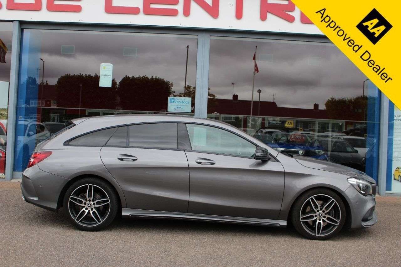 A 2018 MERCEDES-BENZ CLA 2.1 CLA220d AMG Line Shooting Brake 5dr Diesel 7G-DCT Euro 6 (s/s) (177 ps) A 2018 MERCEDES-BENZ CLA 2.1 CLA220d AMG Line Shooting Brake 5dr Diesel 7G-DCT Euro 6 (s/s) (177 ps)