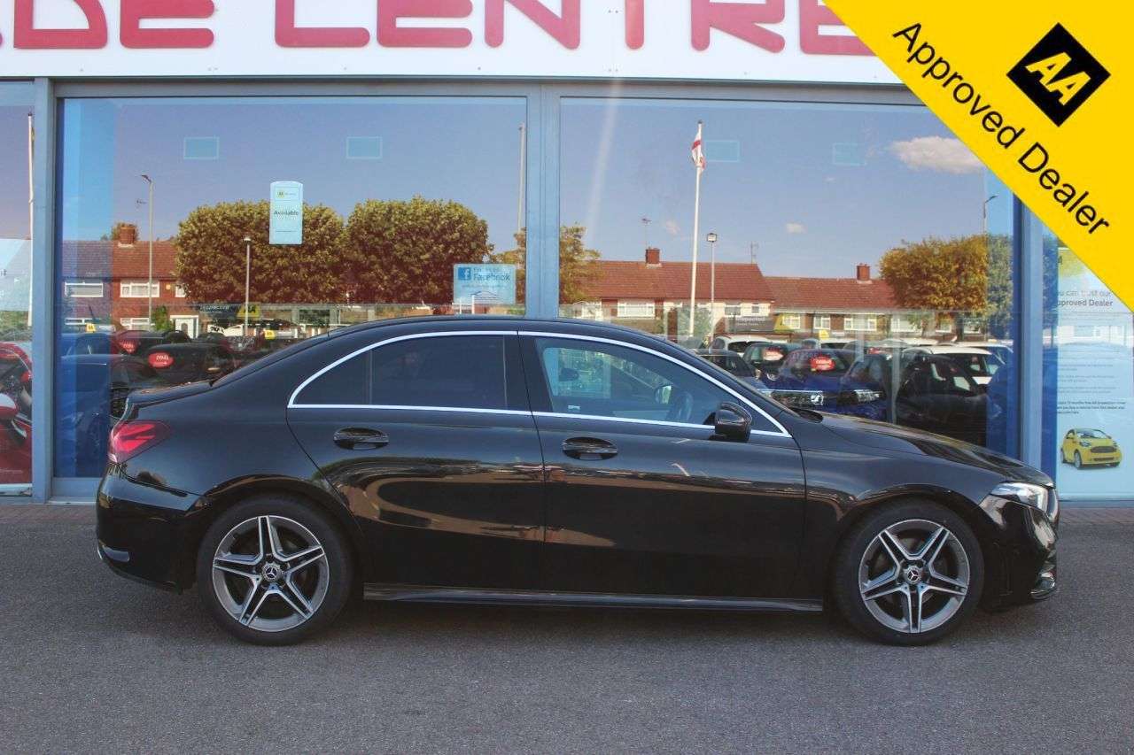 A 2019 MERCEDES-BENZ A-CLASS 1.5 A180d AMG Line Saloon 4dr Diesel 7G-DCT Euro 6 (s/s) (116 ps) DAB, P/SE A 2019 MERCEDES-BENZ A-CLASS 1.5 A180d AMG Line Saloon 4dr Diesel 7G-DCT Euro 6 (s/s) (116 ps) DAB, P/SE