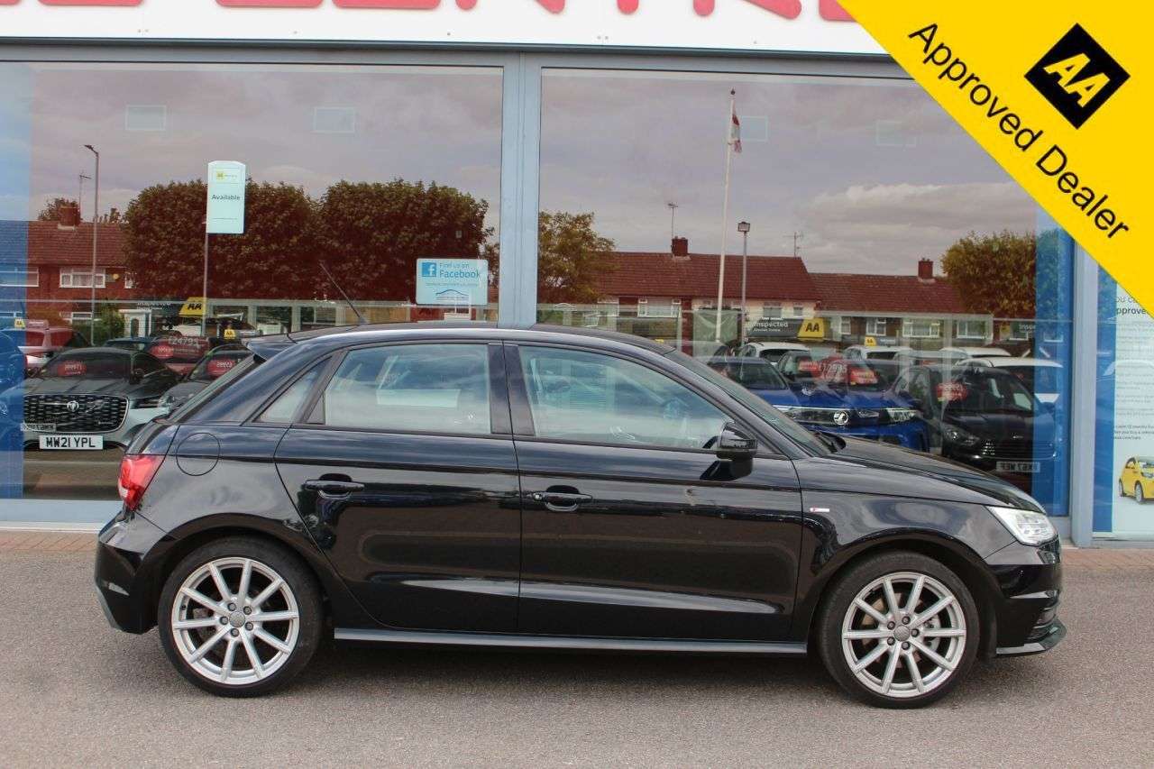 A 2015 AUDI A1 1.4 TFSI CoD S line Sportback 5dr Petrol S Tronic Euro 6 (s/s) (150 ps) 17" A 2015 AUDI A1 1.4 TFSI CoD S line Sportback 5dr Petrol S Tronic Euro 6 (s/s) (150 ps) 17"