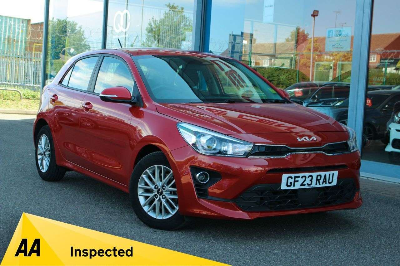 A 2023 KIA RIO 1.2 2 Hatchback 5dr Petrol Manual Euro 6 (s/s) (83 bhp) 15" ALLOYS, BTOOTH, A 2023 KIA RIO 1.2 2 Hatchback 5dr Petrol Manual Euro 6 (s/s) (83 bhp) 15" ALLOYS, BTOOTH,