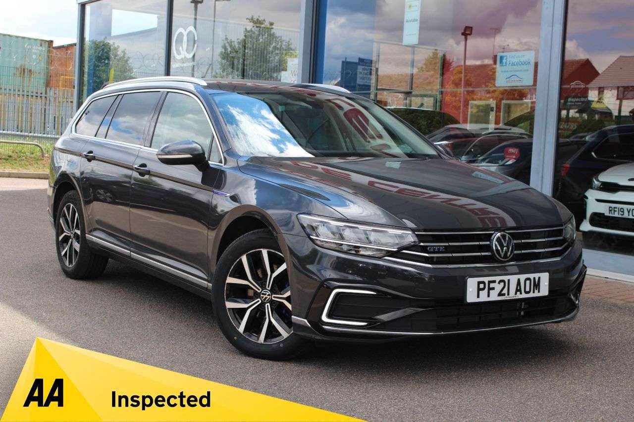 A 2021 VOLKSWAGEN PASSAT 1.4 TSI 13kWh GTE Estate 5dr Petrol Plug-in Hybrid DSG Euro 6 (s/s) (218 ps A 2021 VOLKSWAGEN PASSAT 1.4 TSI 13kWh GTE Estate 5dr Petrol Plug-in Hybrid DSG Euro 6 (s/s) (218 ps