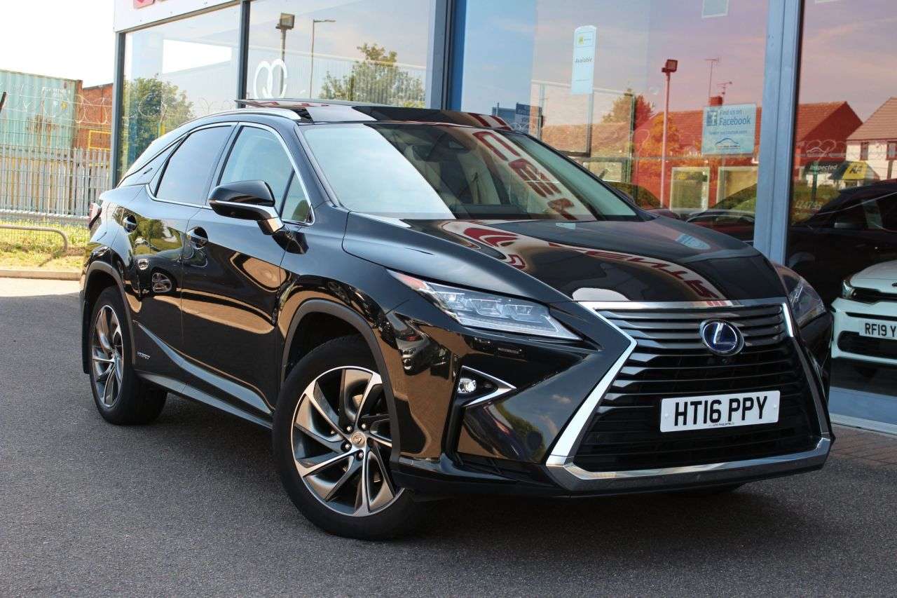 A 2016 LEXUS RX 3.5 450h V6 Premier SUV 5dr Petrol Hybrid CVT 4WD Euro 6 (s/s) (313 ps) HTD A 2016 LEXUS RX 3.5 450h V6 Premier SUV 5dr Petrol Hybrid CVT 4WD Euro 6 (s/s) (313 ps) HTD