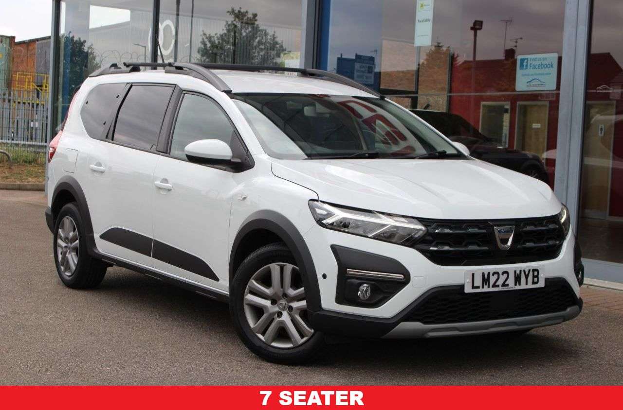 A 2022 DACIA JOGGER 1.0 TCe Comfort MPV 5dr Petrol Manual Euro 6 (s/s) (110 ps) CRUISE, P/SENSO A 2022 DACIA JOGGER 1.0 TCe Comfort MPV 5dr Petrol Manual Euro 6 (s/s) (110 ps) CRUISE, P/SENSO