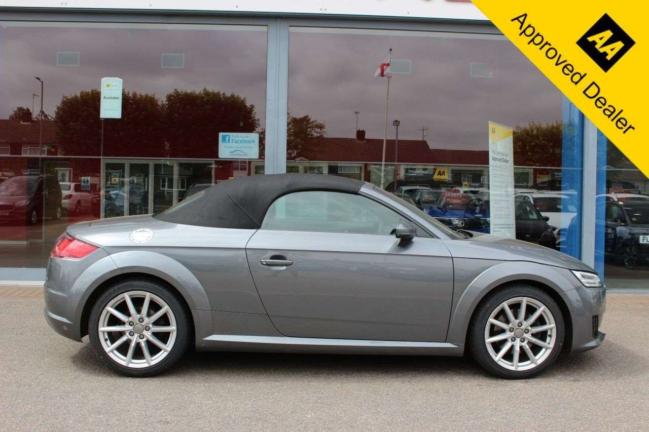 A 2018 AUDI TT 1.8 TFSI Sport Roadster 2dr Petrol Manual Euro 6 (s/s) (180 ps) HTD/LTHR, X A 2018 AUDI TT 1.8 TFSI Sport Roadster 2dr Petrol Manual Euro 6 (s/s) (180 ps) HTD/LTHR, X