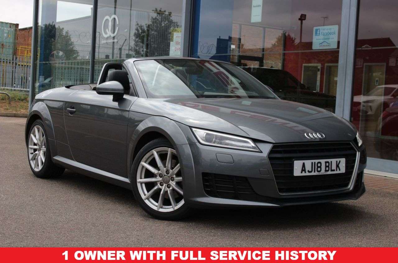 A 2018 AUDI TT 1.8 TFSI Sport Roadster 2dr Petrol Manual Euro 6 (s/s) (180 ps) HTD/LTHR, X A 2018 AUDI TT 1.8 TFSI Sport Roadster 2dr Petrol Manual Euro 6 (s/s) (180 ps) HTD/LTHR, X