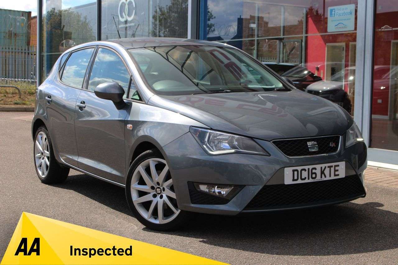 A 2016 SEAT IBIZA 1.0 EcoTSI FR Hatchback 5dr Petrol DSG Euro 6 (s/s) (110 ps) P/SENSORS, 17" A 2016 SEAT IBIZA 1.0 EcoTSI FR Hatchback 5dr Petrol DSG Euro 6 (s/s) (110 ps) P/SENSORS, 17"