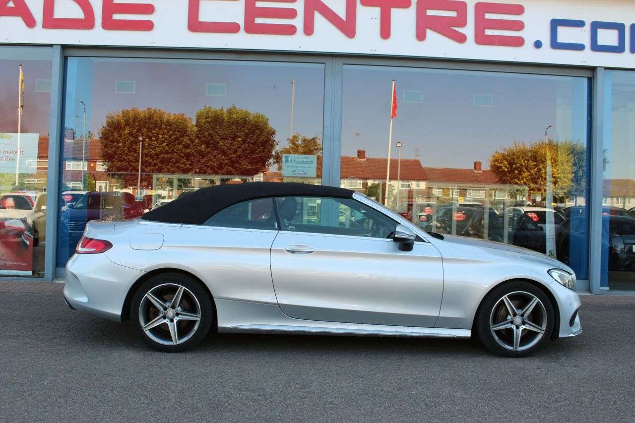 A 2017 MERCEDES-BENZ C CLASS 2.1 C220d AMG Line Cabriolet 2dr Diesel G-Tronic+ Euro 6 (s/s) (170 ps) 18" A 2017 MERCEDES-BENZ C CLASS 2.1 C220d AMG Line Cabriolet 2dr Diesel G-Tronic+ Euro 6 (s/s) (170 ps) 18"