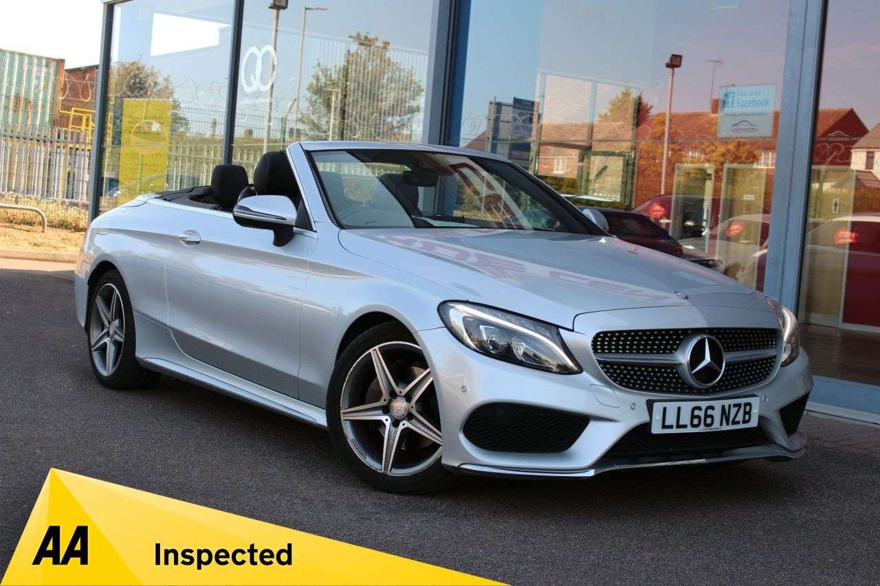 A 2017 MERCEDES-BENZ C CLASS 2.1 C220d AMG Line Cabriolet 2dr Diesel G-Tronic+ Euro 6 (s/s) (170 ps) 18" A 2017 MERCEDES-BENZ C CLASS 2.1 C220d AMG Line Cabriolet 2dr Diesel G-Tronic+ Euro 6 (s/s) (170 ps) 18"