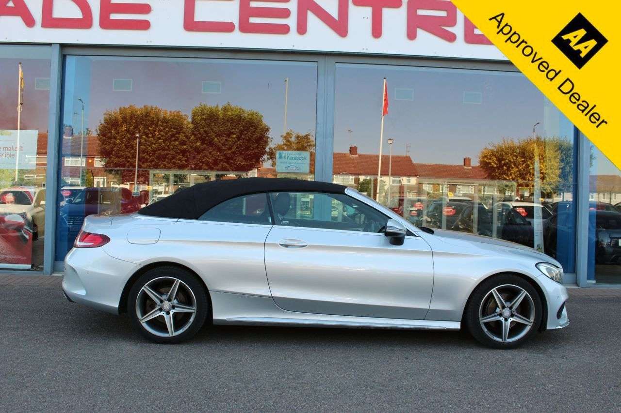A 2017 MERCEDES-BENZ C CLASS 2.1 C220d AMG Line Cabriolet 2dr Diesel G-Tronic+ Euro 6 (s/s) (170 ps) 18" A 2017 MERCEDES-BENZ C CLASS 2.1 C220d AMG Line Cabriolet 2dr Diesel G-Tronic+ Euro 6 (s/s) (170 ps) 18"