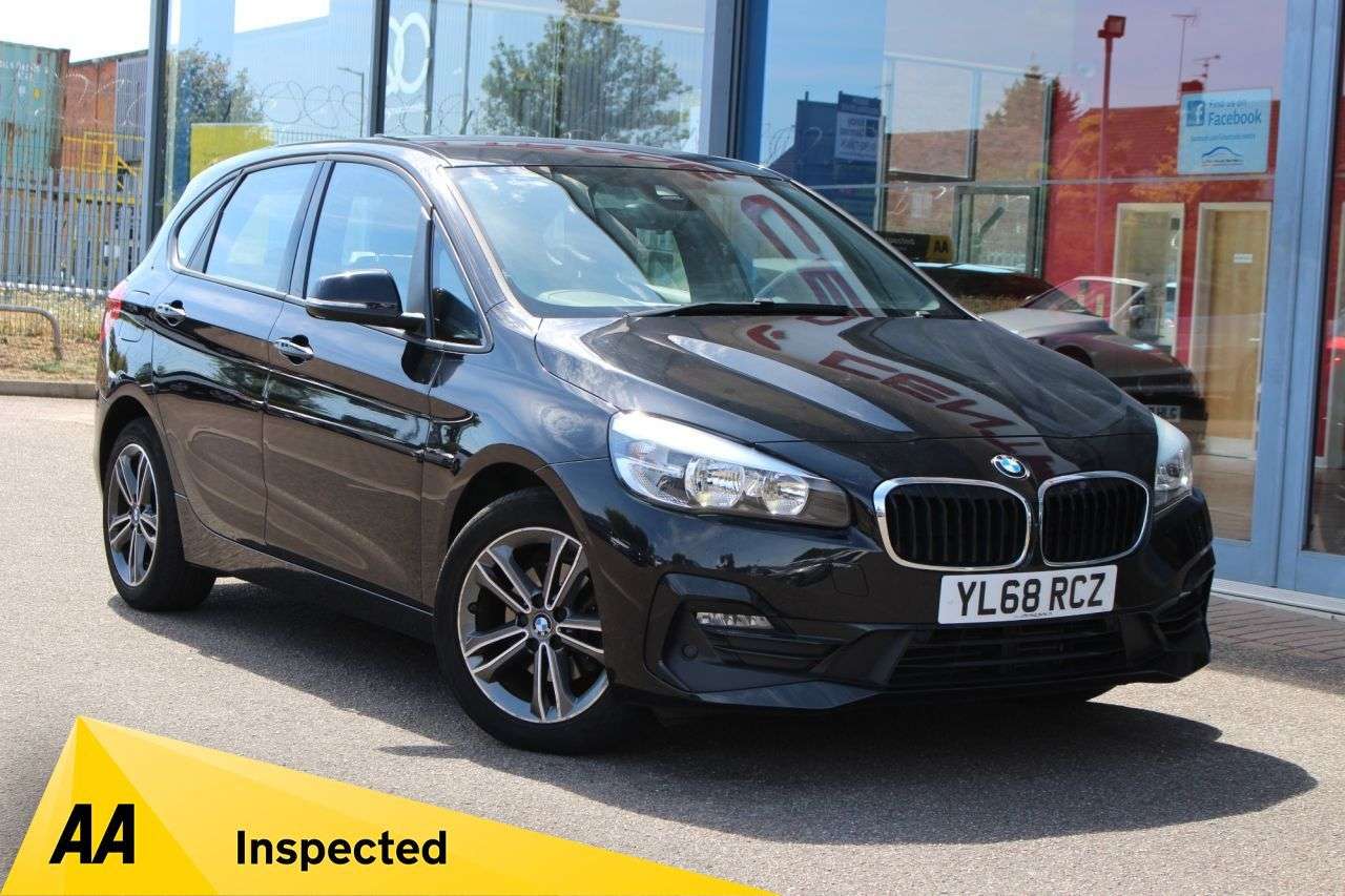 A 2018 BMW 2 SERIES ACTIVE TOURER 1.5 218i Sport MPV 5dr Petrol DCT Euro 6 (s/s) (140 ps) 17" ALLOYS, DAB, CR A 2018 BMW 2 SERIES ACTIVE TOURER 1.5 218i Sport MPV 5dr Petrol DCT Euro 6 (s/s) (140 ps) 17" ALLOYS, DAB, CR