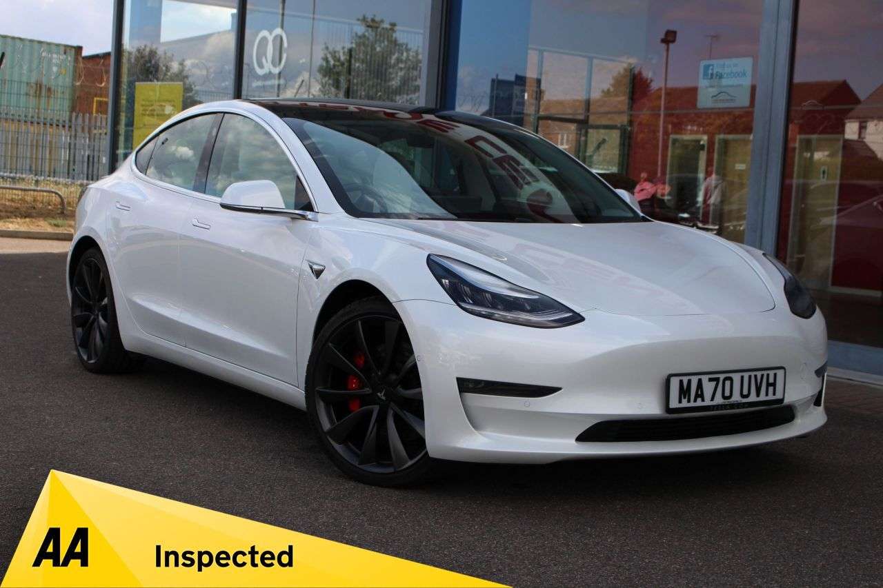 A 2020 TESLA MODEL 3 (Dual Motor) Performance Saloon 4dr Electric Auto 4WDE (Performance Upgrade A 2020 TESLA MODEL 3 (Dual Motor) Performance Saloon 4dr Electric Auto 4WDE (Performance Upgrade
