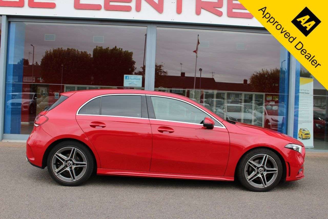 A 2019 MERCEDES-BENZ A CLASS 1.5 A180d AMG Line Hatchback 5dr Diesel 7G-DCT Euro 6 (s/s) (116 ps) CRUISE A 2019 MERCEDES-BENZ A CLASS 1.5 A180d AMG Line Hatchback 5dr Diesel 7G-DCT Euro 6 (s/s) (116 ps) CRUISE