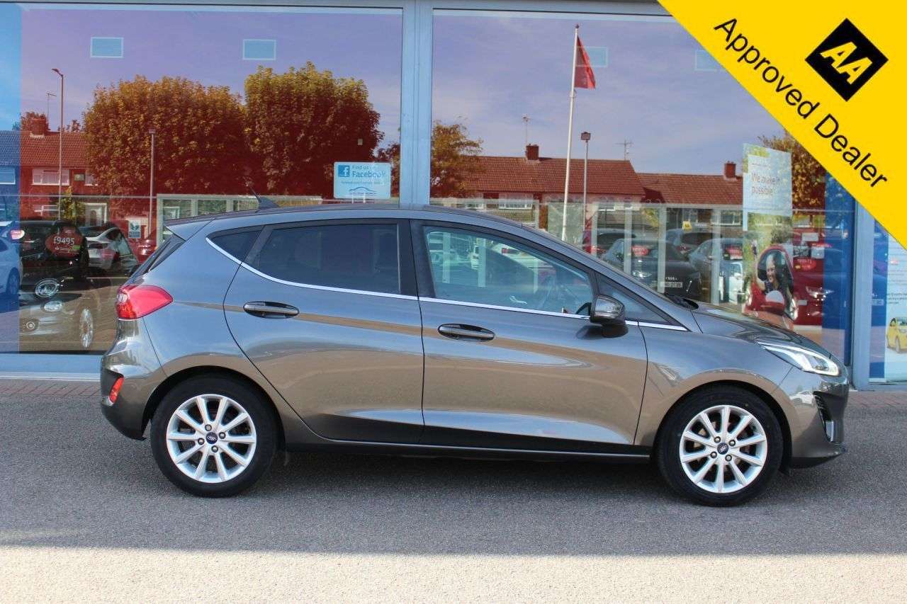 A 2019 FORD FIESTA 1.0T EcoBoost GPF Titanium Hatchback 5dr Petrol Auto Euro 6 (s/s) (100 ps) A 2019 FORD FIESTA 1.0T EcoBoost GPF Titanium Hatchback 5dr Petrol Auto Euro 6 (s/s) (100 ps)