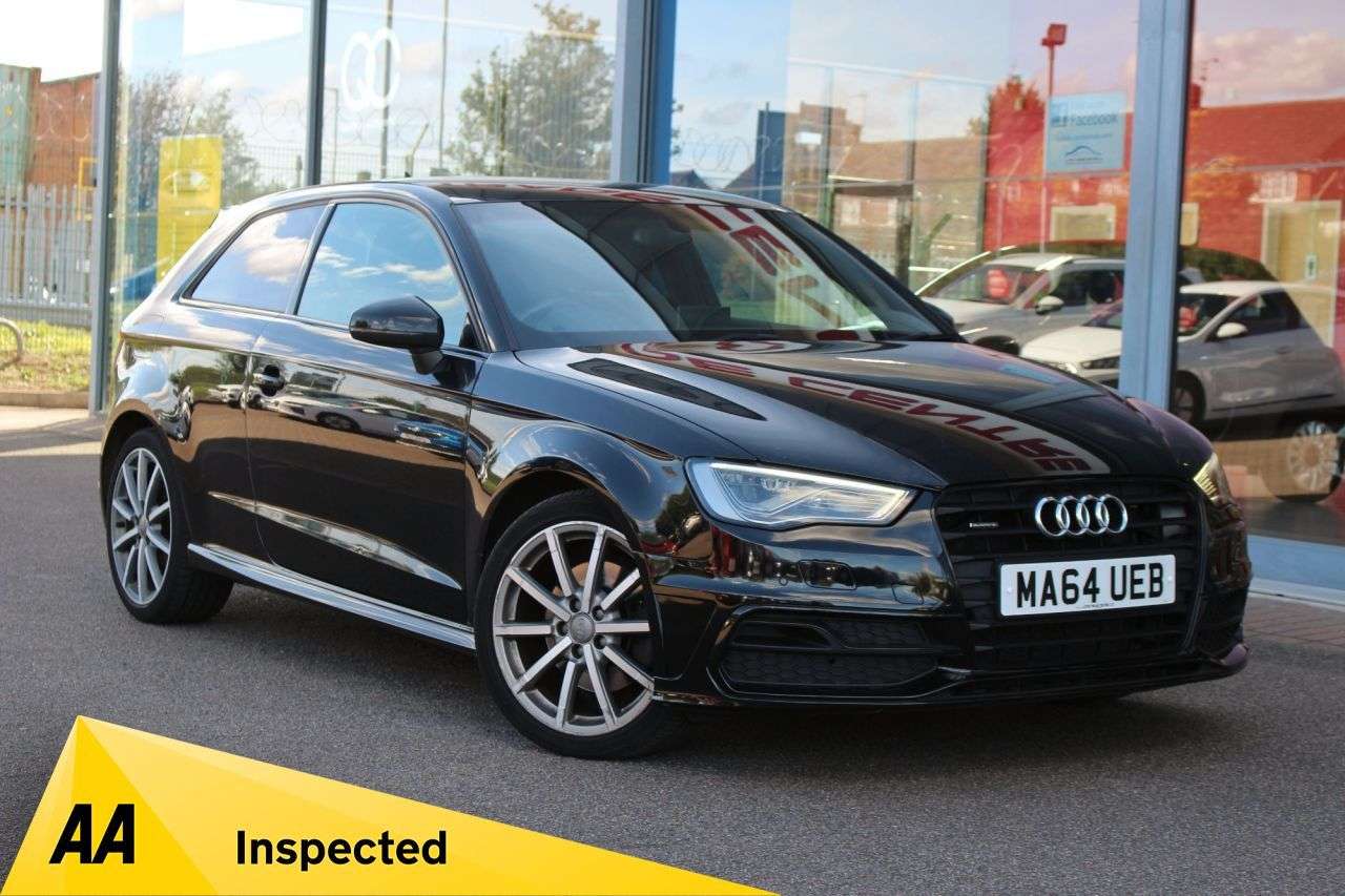 A 2014 AUDI A3 2.0 TDI S line Hatchback 3dr Diesel S Tronic quattro Euro 6 (s/s) (184 ps) A 2014 AUDI A3 2.0 TDI S line Hatchback 3dr Diesel S Tronic quattro Euro 6 (s/s) (184 ps)