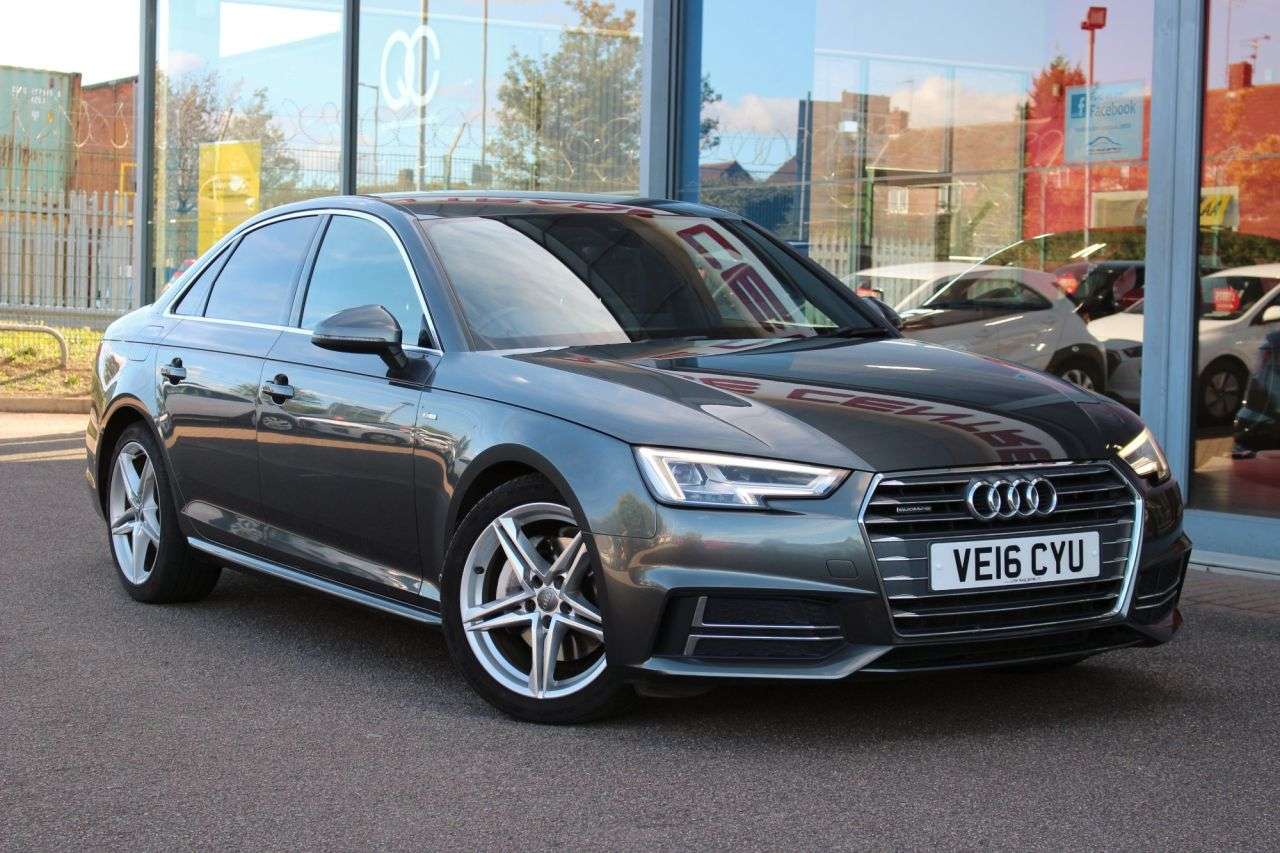 A 2016 AUDI A4 2.0 TDI S line Saloon 4dr Diesel S Tronic quattro Euro 6 (s/s) (190 ps) LED A 2016 AUDI A4 2.0 TDI S line Saloon 4dr Diesel S Tronic quattro Euro 6 (s/s) (190 ps) LED