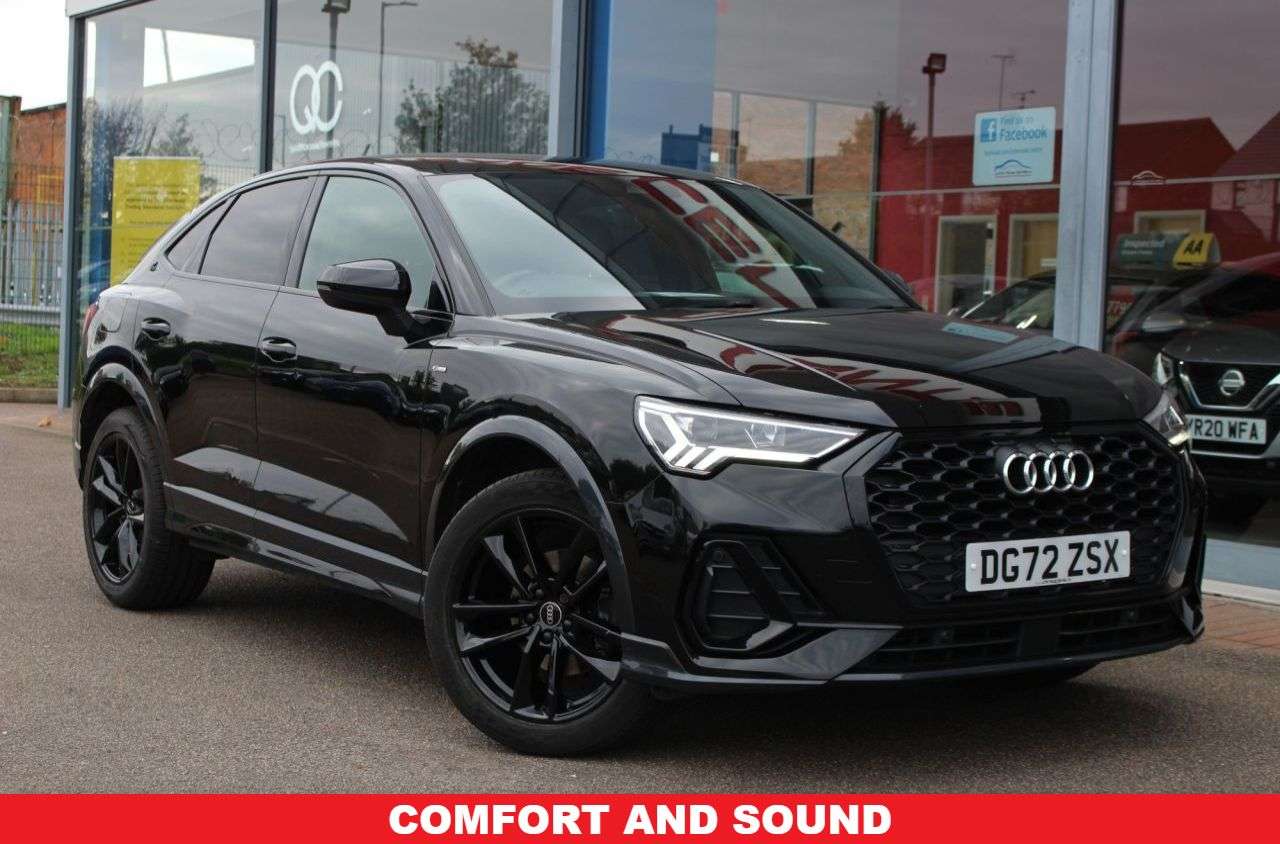 A 2022 AUDI Q3 1.5 TFSI CoD 35 Black Edition Sportback 5dr Petrol S Tronic Euro 6 (s/s) (1 A 2022 AUDI Q3 1.5 TFSI CoD 35 Black Edition Sportback 5dr Petrol S Tronic Euro 6 (s/s) (1