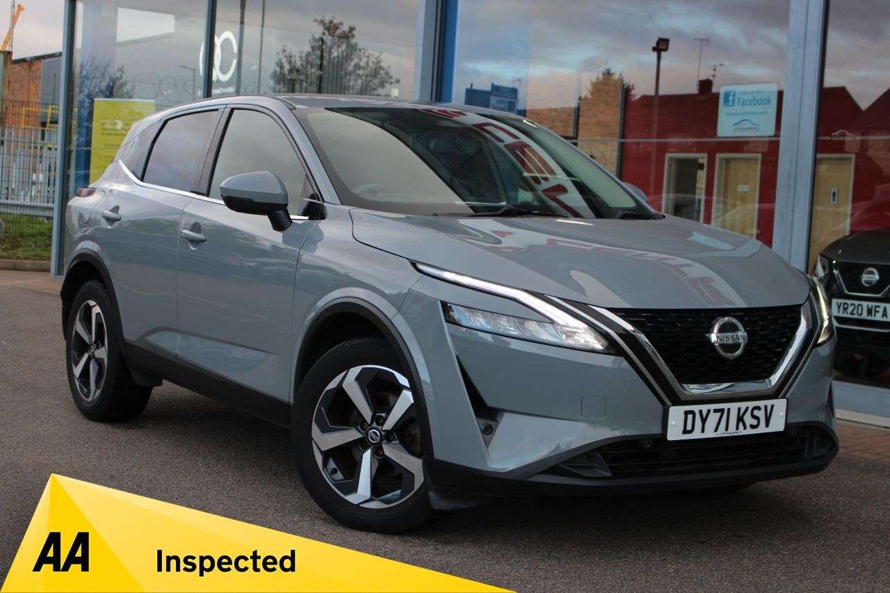 A 2021 NISSAN QASHQAI 1.3 DIG-T MHEV N-Connecta SUV 5dr Petrol Hybrid Manual Euro 6 (s/s) (140 ps A 2021 NISSAN QASHQAI 1.3 DIG-T MHEV N-Connecta SUV 5dr Petrol Hybrid Manual Euro 6 (s/s) (140 ps