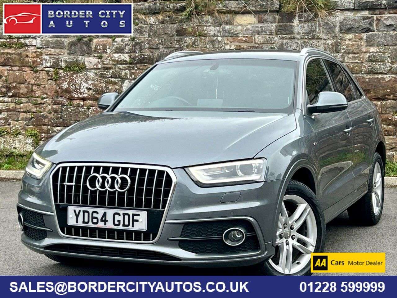 A 2014 AUDI Q3 2.0 TFSI S line SUV 5dr Petrol S Tronic quattro Euro 5 (s/s) (170 ps) COMPR A 2014 AUDI Q3 2.0 TFSI S line SUV 5dr Petrol S Tronic quattro Euro 5 (s/s) (170 ps) COMPR