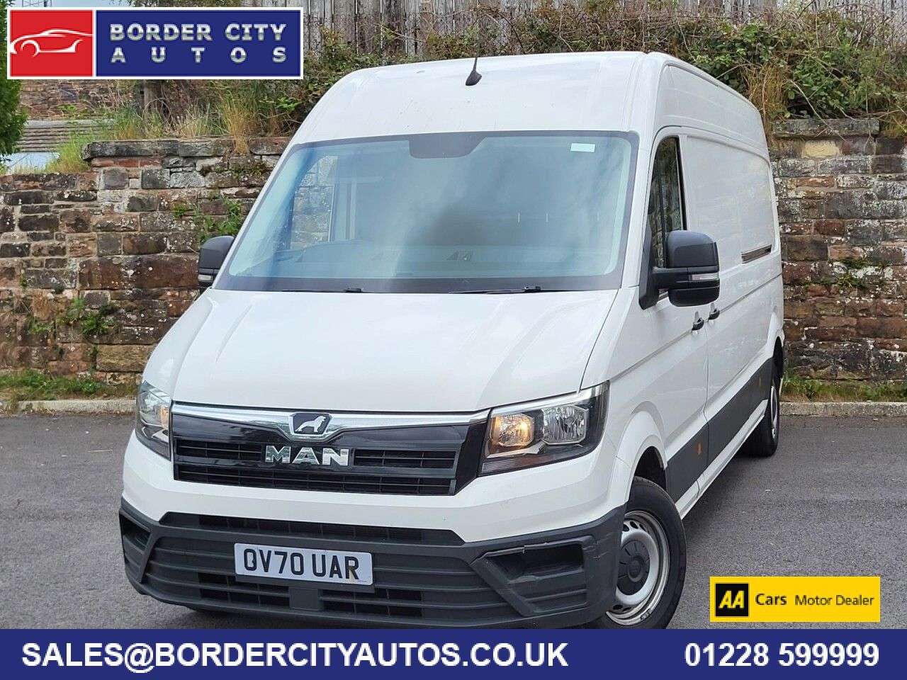 A 2020 MAN TGE 2.0 3140d Panel Van 5dr Diesel Manual FWD LWB High Roof Euro 6 (s/s) (140 p A 2020 MAN TGE 2.0 3140d Panel Van 5dr Diesel Manual FWD LWB High Roof Euro 6 (s/s) (140 p