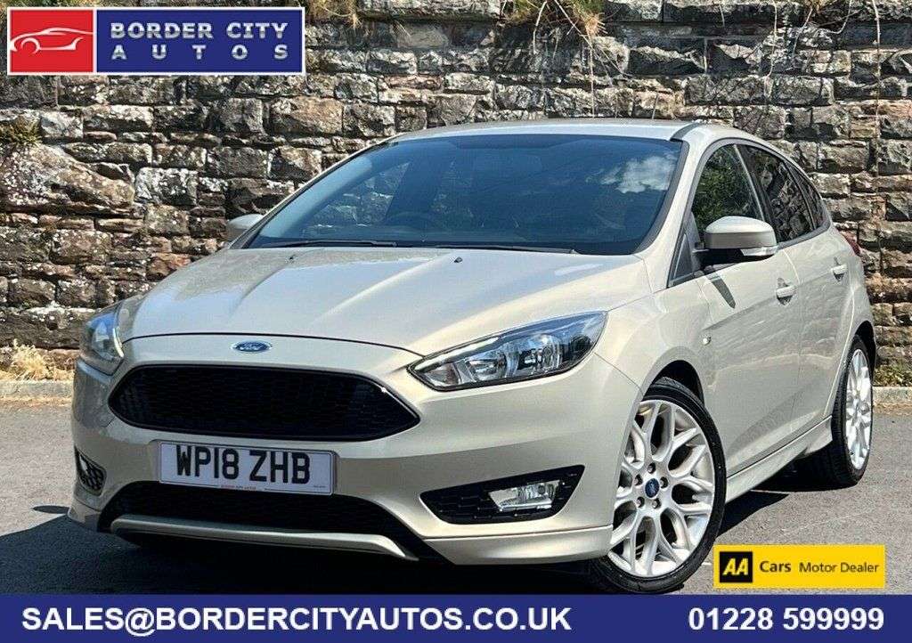 A 2018 FORD FOCUS 1.0T EcoBoost ST-Line Hatchback 5dr Petrol Manual Euro 6 (s/s) (140 ps) WET A 2018 FORD FOCUS 1.0T EcoBoost ST-Line Hatchback 5dr Petrol Manual Euro 6 (s/s) (140 ps) WET