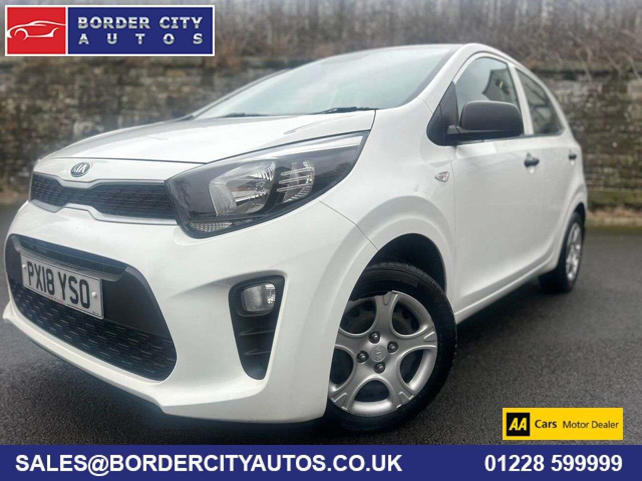 A 2018 KIA PICANTO 1.0 1 Hatchback 5dr Petrol Manual Euro 6 (66 bhp) WONDERFUL SERVICE HISTORY A 2018 KIA PICANTO 1.0 1 Hatchback 5dr Petrol Manual Euro 6 (66 bhp) WONDERFUL SERVICE HISTORY