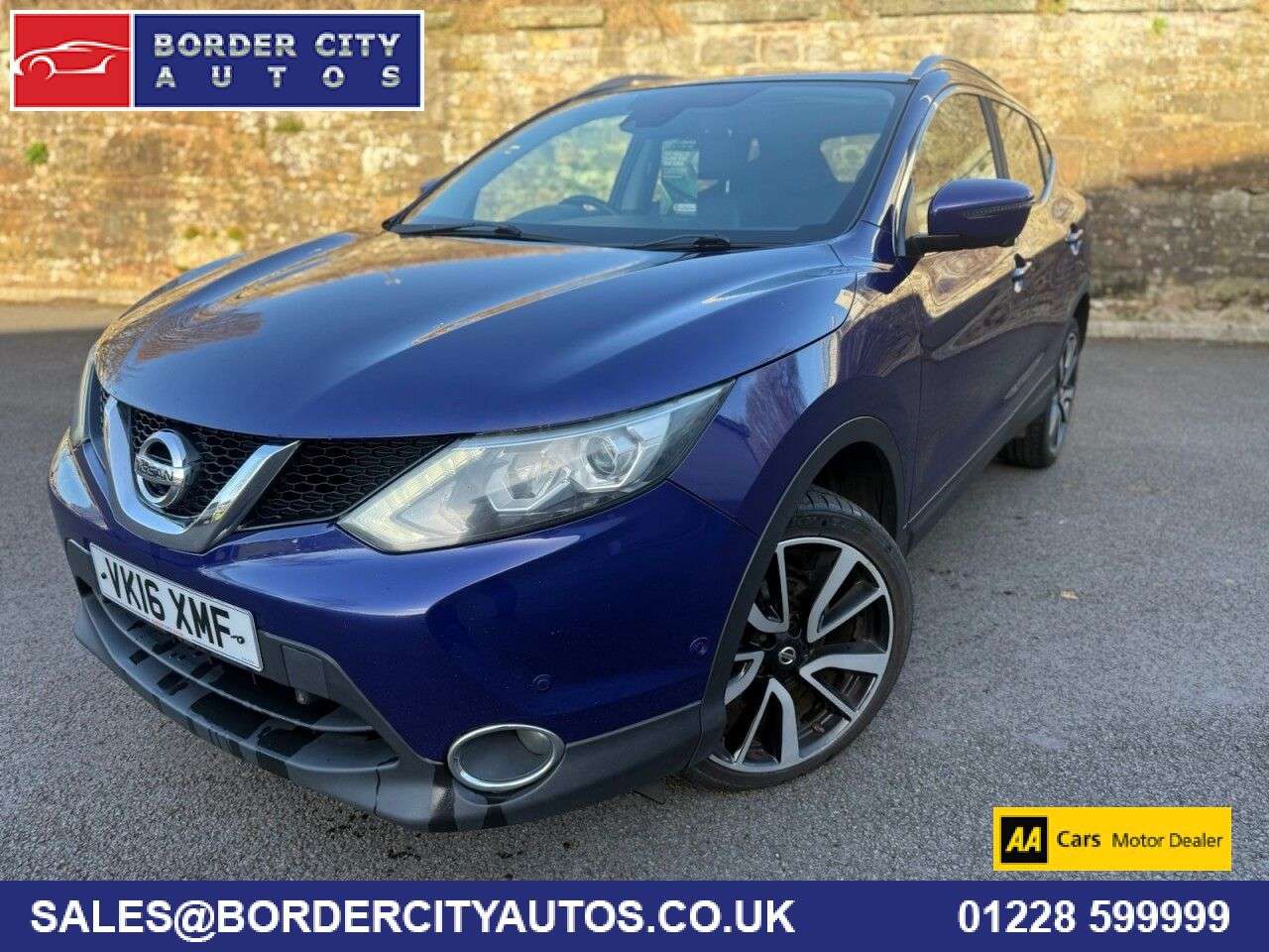 A 2016 NISSAN QASHQAI 1.5 dCi Tekna SUV 5dr Diesel Manual 2WD Euro 6 (s/s) (110 ps) A 2016 NISSAN QASHQAI 1.5 dCi Tekna SUV 5dr Diesel Manual 2WD Euro 6 (s/s) (110 ps)