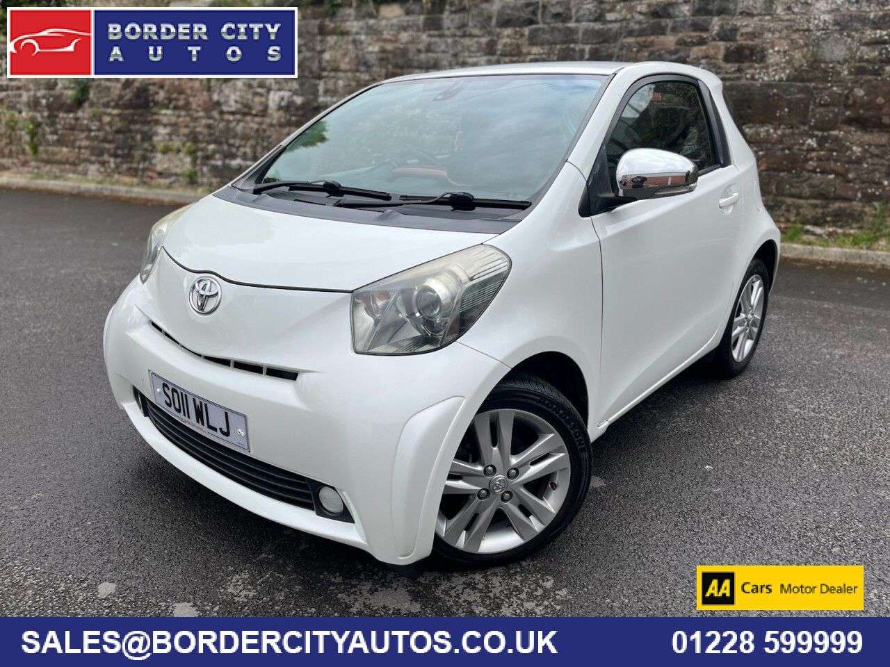 A 2011 TOYOTA IQ 1.33 Dual VVT-i 3 Hatchback 3dr Petrol Manual Euro 5 (s/s) (98 ps) A 2011 TOYOTA IQ 1.33 Dual VVT-i 3 Hatchback 3dr Petrol Manual Euro 5 (s/s) (98 ps)