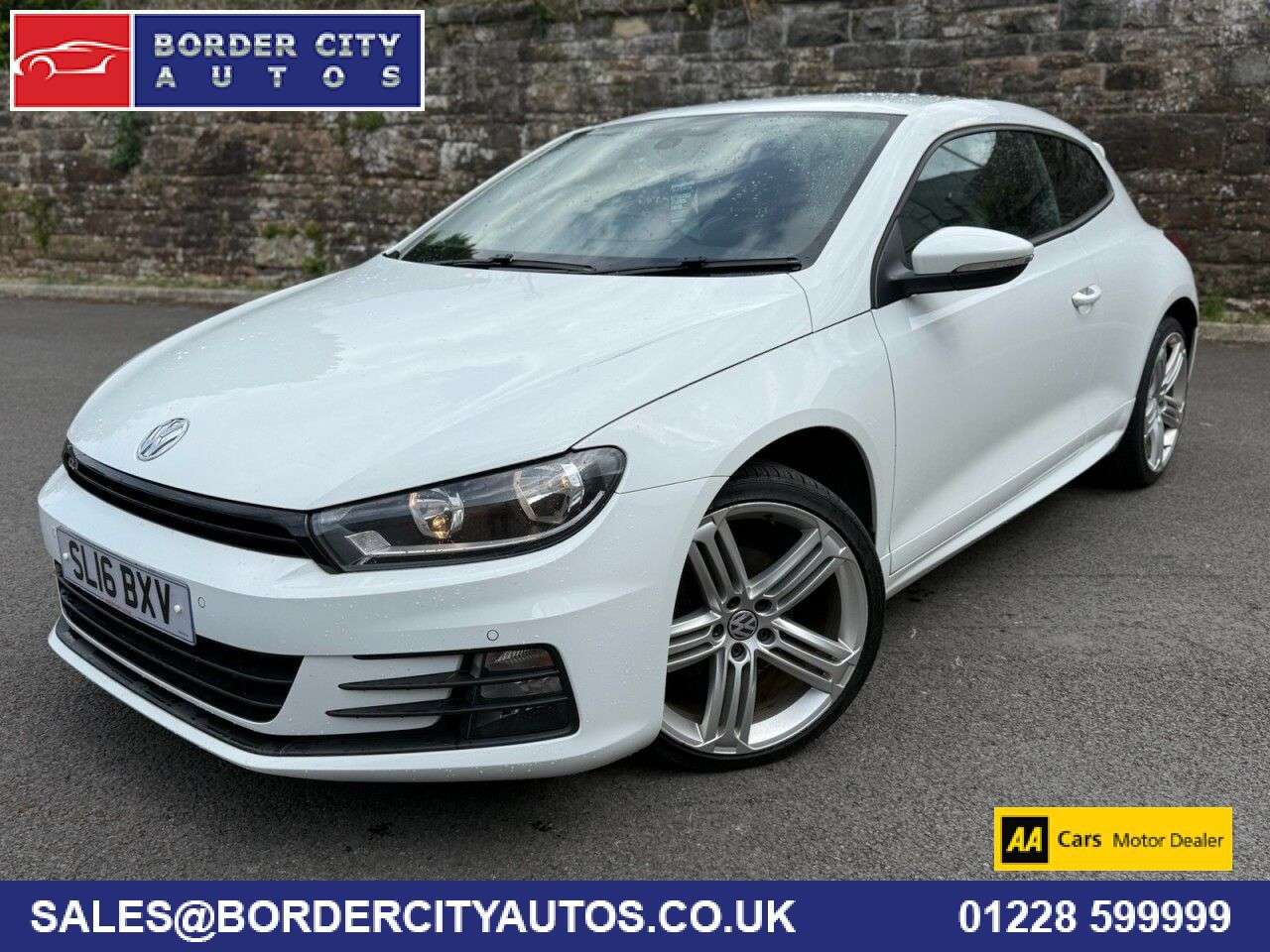 A 2016 VOLKSWAGEN SCIROCCO 2.0 TDI BlueMotion Tech R-Line Hatchback 3dr Diesel Manual Euro 6 (s/s) (15 A 2016 VOLKSWAGEN SCIROCCO 2.0 TDI BlueMotion Tech R-Line Hatchback 3dr Diesel Manual Euro 6 (s/s) (15